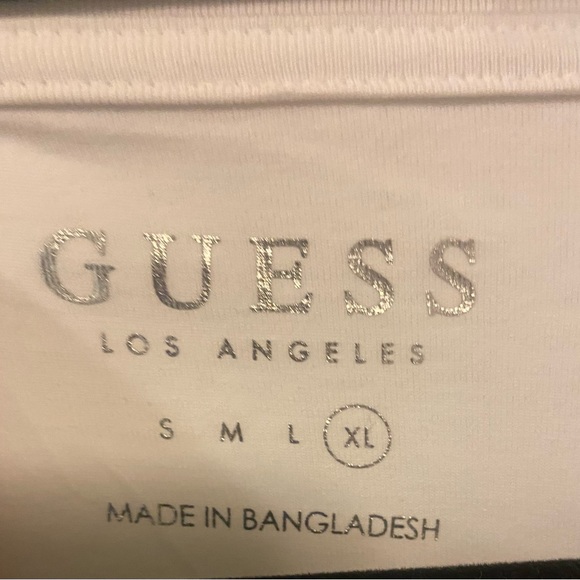 White Guess Bling T-shirt - Picture 5 of 5